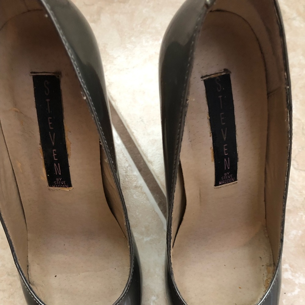 Steven By Steve Madden Patent Wood Block Heels - image 6